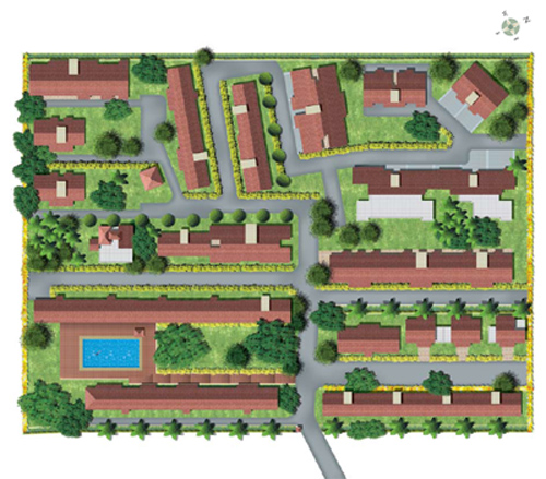 site plan kamat gardens